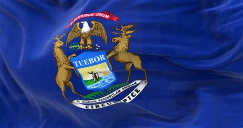 Bandiera Del Michigan Illustrazioni Foto E Immagini Stock Istock