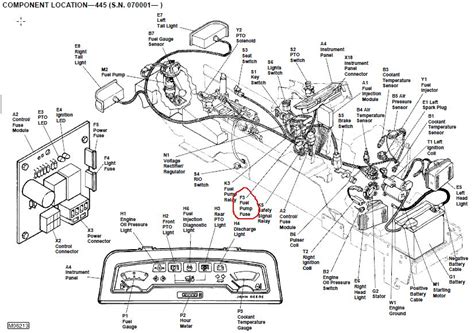 John Deere 445 Electrical Schematic Wiring Diagram