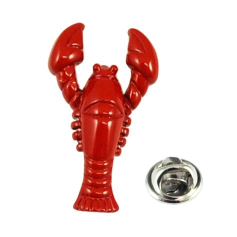 Red Lobster Lapel Pin Badge From Ties Planet Uk