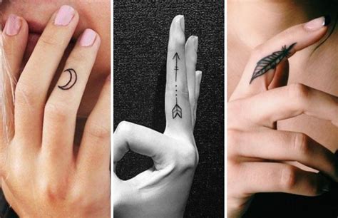 12 Ideas Para Tatuajes En Los Dedos Ellas Hablan Tatuajes Minimalistas