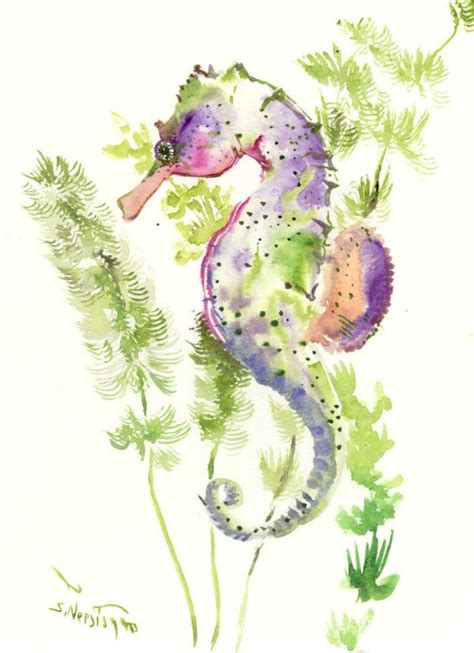 20 Seahorse Drawings Ranging From Cute To Utterly Fantastic The