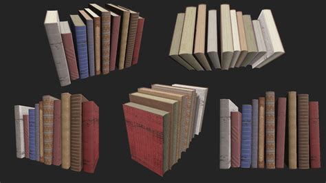 No annoying ads, no download limits, enjoy it and don't forget to bookmark and share the love! 3D model Old Books PBR pack | CGTrader