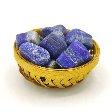 Lapis Lazuli Tumbled Stone Pebbles Enlightenment Crystal