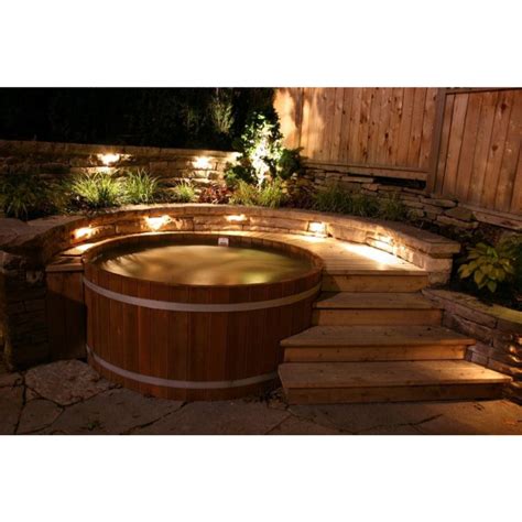 Northern Lights Classic Cedar Hot Tub Electric — My Backyard Lodge