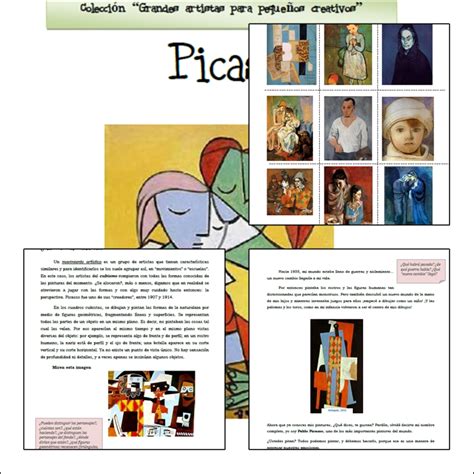 Imprimible Picasso Para Niños Educo En Casa
