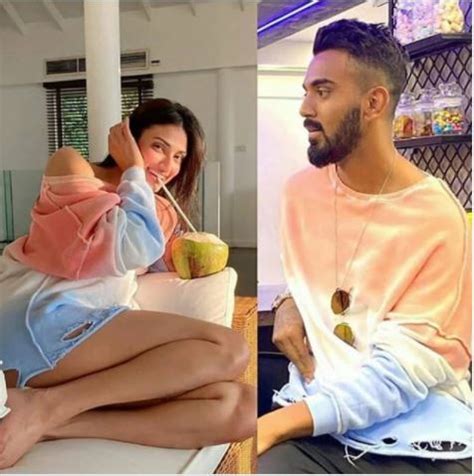Athiya shetty wished her rumoured boyfriend kl rahul a happy birthday. Athiya Shetty Borrowed Alleged Bae, KL Rahul's Tie-Dye T ...