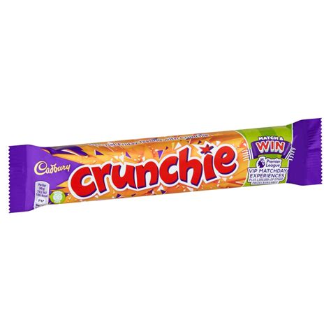 cadbury crunchie chocolate bar 40g bb foodservice