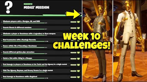 We did not find results for: Fortnite Week 10 Challenges Midas' Mission Part 2 Showcase ...