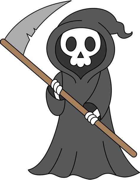 Grim Reaper Clipart Etsy Clip Art Library