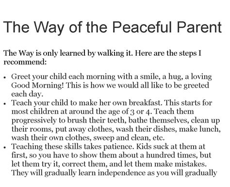 The Way of the Peaceful Parent : zenhabits | Quotes about ...