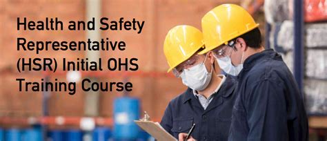 Health And Safety Representative Hsr Initial Ohs Training Course