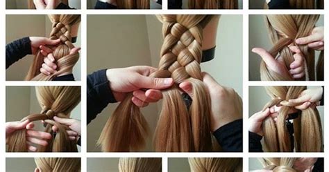 the gorgeous 4 strand braid tutorial
