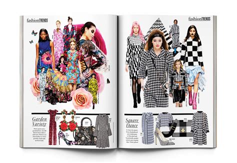 Fashion Magazine Spread Layout