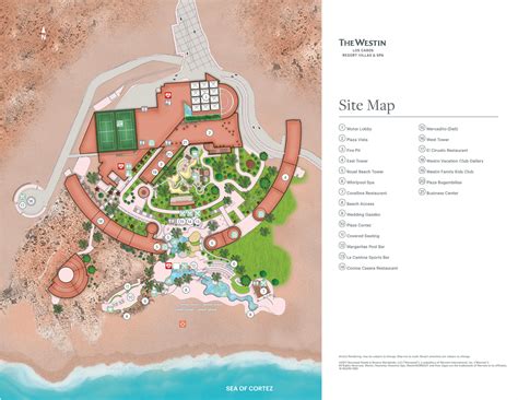 The Westin Los Cabos Resort Villas And Spa Resort Map