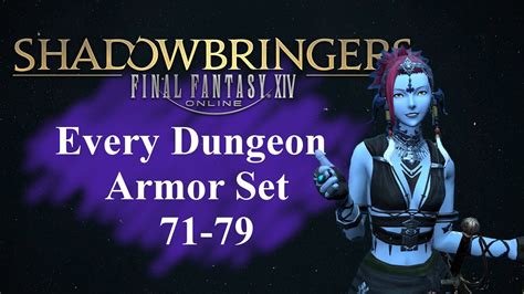 By stacking as many of the things down on simultaneously, you can boost your experience. FFXIV - Shadowbringers: Every Armor Set From Leveling Dungeons (71-79) - YouTube
