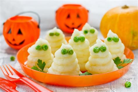 Halloween Side Dish How To Make Monster Mashed Potato Ghosts