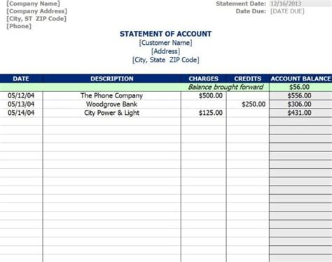 Excel Accounting Template —