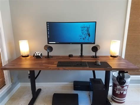 Product title techni mobili computer desk with pull out keyboard p. Clean Dream Desk Setup | Home office setup, Desk setup ...