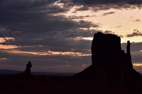 Monument Valley Photographer Silhouette 02 Photograph By Thomas