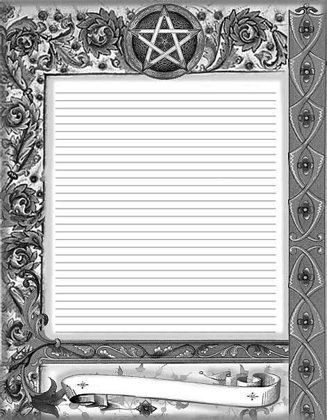 Pin By Maria On Blank Sheets Book Of Shadows Wiccan Crafts Blank