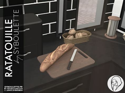 Ratatouille Restaurant Cc Sims 4 Syboulette Custom Content For The Sims 4