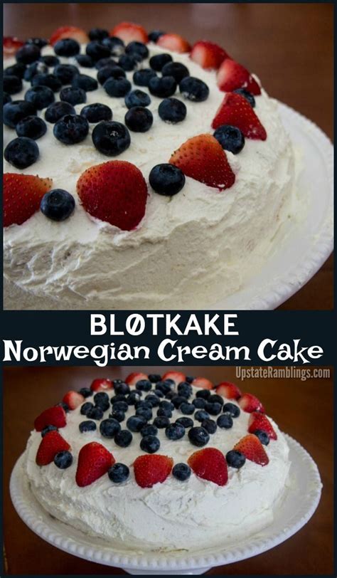 Explore ideas for desert landscaping. Make this traditional Norwegian Dessert - Blotkake - a ...