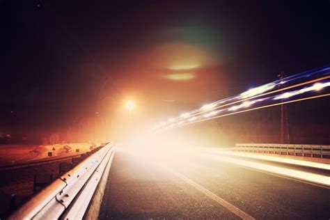 Road At Night Free Stock Photo Public Domain Pictures