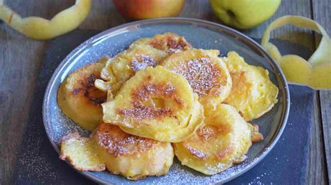 Beignets de pommes à la poêle