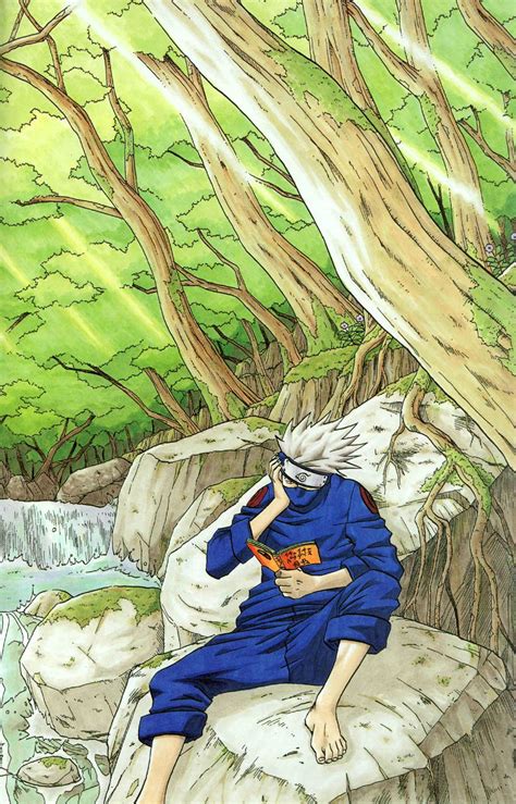 Kakashi Of The Naruto Series Illustration By Masashi Kishimoto Anime