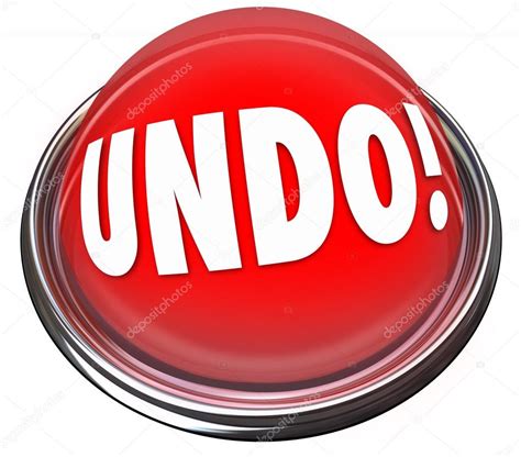 Undo Word On A Red Button Stock Photo By ©iqoncept 67114663