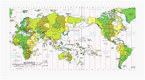 Asia Pacific Time Zone Map