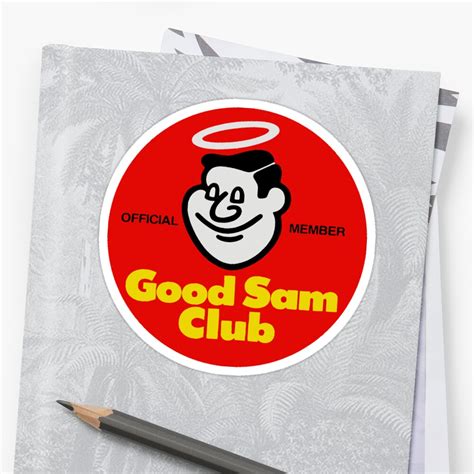 Good Sam Club Official Member Badge Sticker By Hilda74 Redbubble