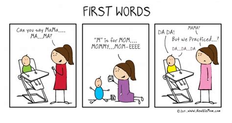 Babys First Words Newbie Mom