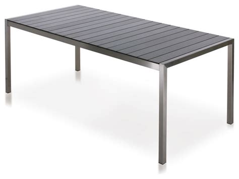 Harbour Outdoor Soho Laminate Dining Table Modern Outdoor Dining