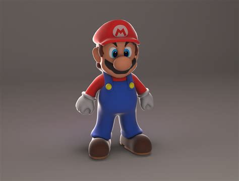 Mario 3d Model Cgtrader