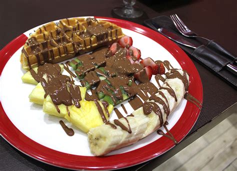 Dip crispies just too much for one person.waffle stick just nice for two. dip n dip: A Chocoholic's Delight