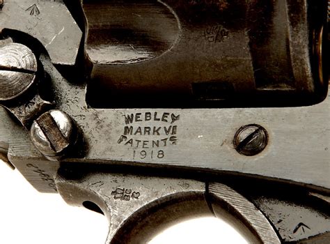 Deactivated Wwi Old Spec Webley Mk6 455 Revolver Allied Deactivated