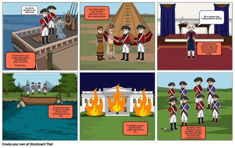 War Of 1812 Storyboard Storyboard By B5e75097