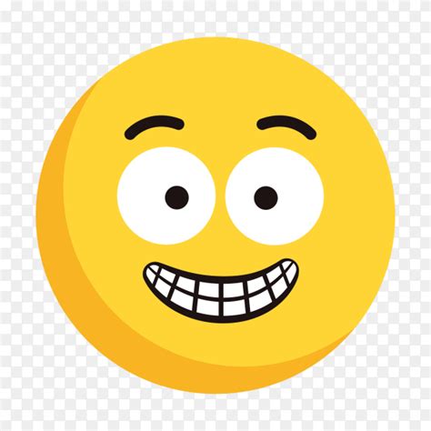 Beaming Face With Smiling Eyes Emoji Vector Png Similar Png