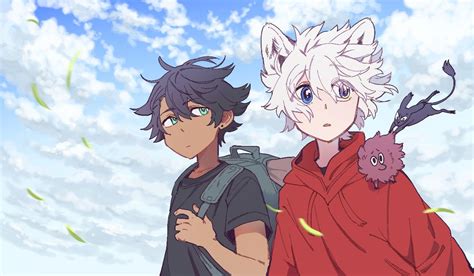 Lumine And Kody By Emma Kroggel Author Twitter Kabu Rion Fanarts Anime Manga Anime Anime Art