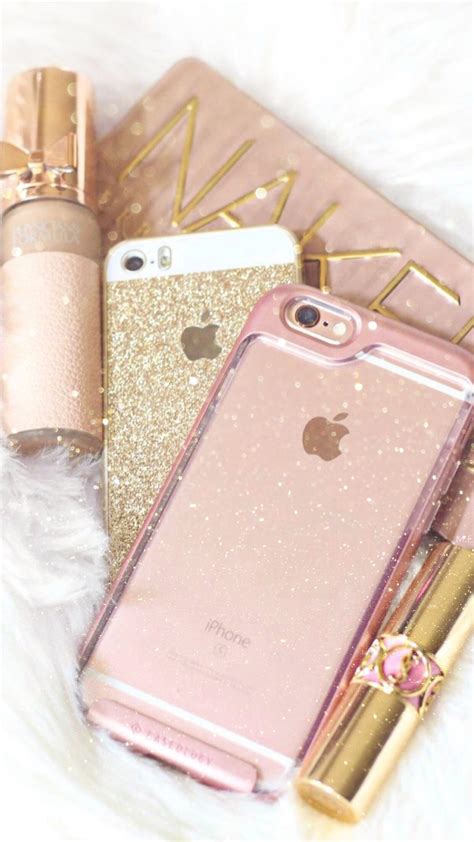 Rose Gold Glitter Glitter Iphone Glitter Cute Wallpapers