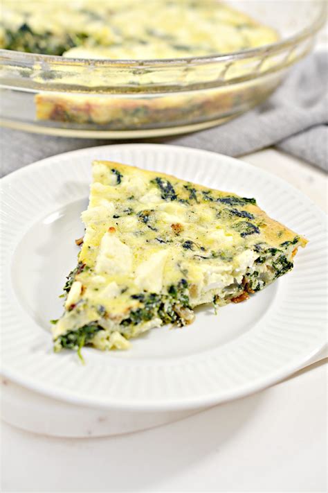 Weight Watchers Crustless Spinach Onion And Feta Quiche Life She Has