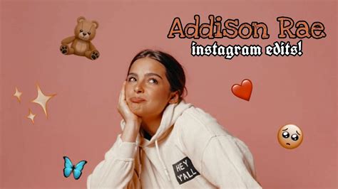 Addison Rae Instagram Edits 1 Youtube