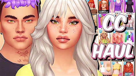 The Sims 4 Maxis Match Cc Haul 14 🌿 Male And Female Hair Clothing