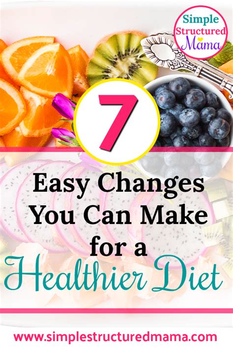 7 Easy Changes You Can Make For A Healthier Diet Skinny Snacks
