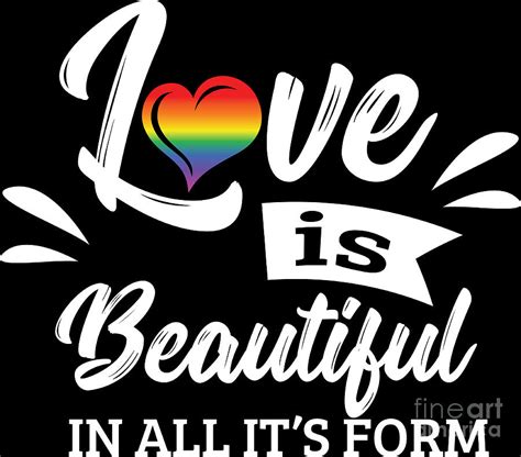 Lgbt Gay Pride Lesbian Love Is Beautiful In All Its Form Digital Art By Haselshirt Pixels