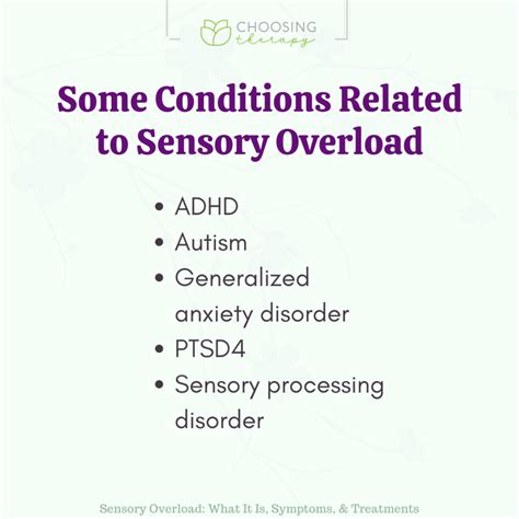 what is sensory overload the symptoms and treatments options