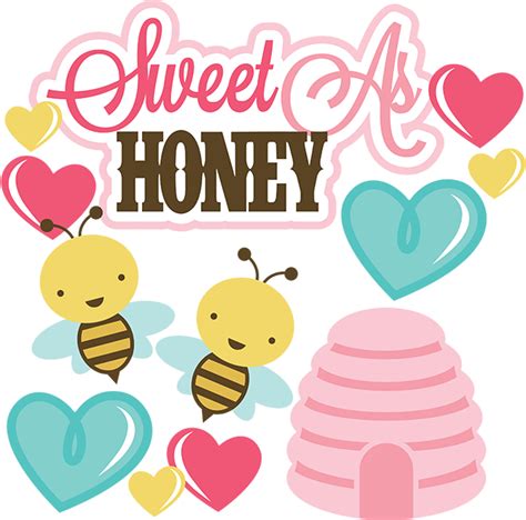 Sweet As Honey Svg File For Scrapbooking Cardmaking Valentines Svg