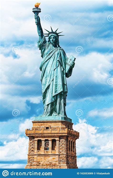 Statue Of Liberty Liberty Enlightening The World Near New York Close