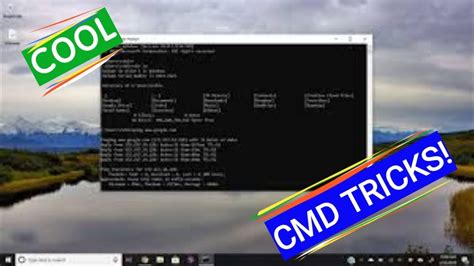 Cool Cmd Tricks For Your Pc Windows 10 Youtube